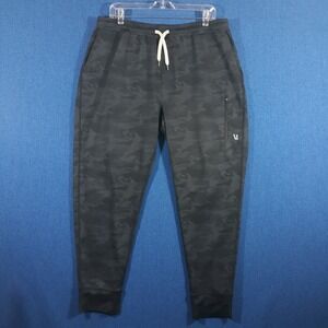 Vuori Jogger Pants Mens XL Inseam 28 Athletic Elastic Waist Camouflage Tapered